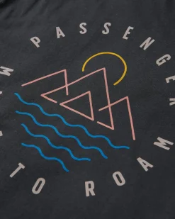 T-Shirts & Tank Tops|T-Shirts & Tank Tops|Passenger Escapism Recycled Cotton T-Shirt - Black