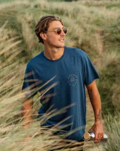 T-Shirts & Tank Tops|T-Shirts & Tank Tops|Passenger Escapism Recycled Cotton T-Shirt - Dark Denim DarkDenim