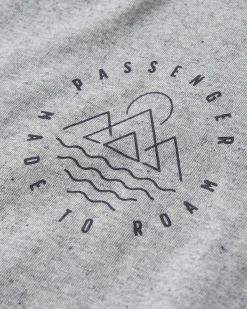 T-Shirts & Tank Tops|T-Shirts & Tank Tops|Passenger Escapism Recycled Cotton T-Shirt - Gray Marl GrayMarl
