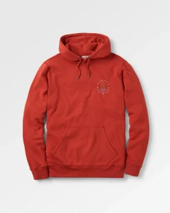 Hoodies|Hoodies & Sweatshirts|Passenger Escapism Recycled Cotton Hoodie - Red Ochre RedOchre