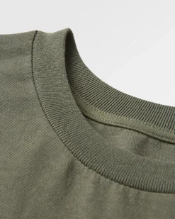 T-Shirts & Tank Tops|Passenger Escapism Recycled Long Sleeve T-Shirt - Dusty Olive DustyOlive