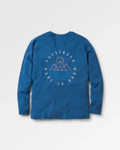 T-Shirts & Tank Tops|Passenger Escapism Recycled Long Sleeve T-Shirt - Dark Denim DarkDenim