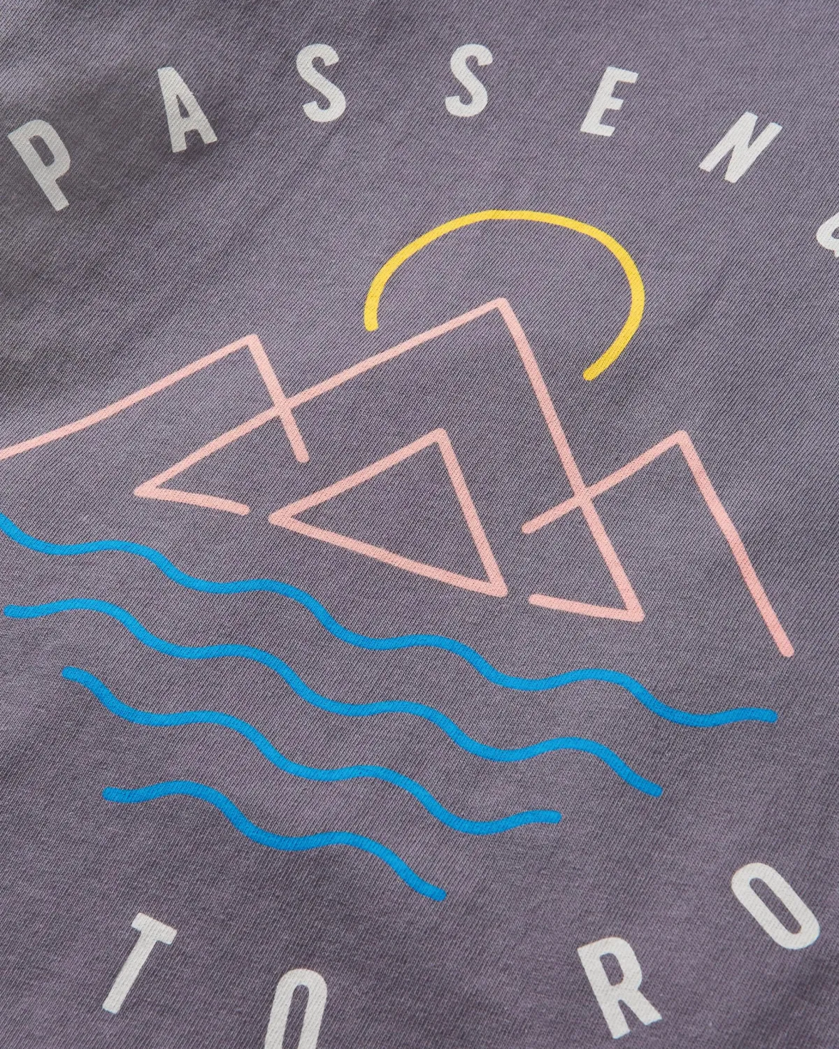 T-Shirts & Tank Tops|Passenger Escapism Recycled Long Sleeve T-Shirt - Faded Black FadedBlack