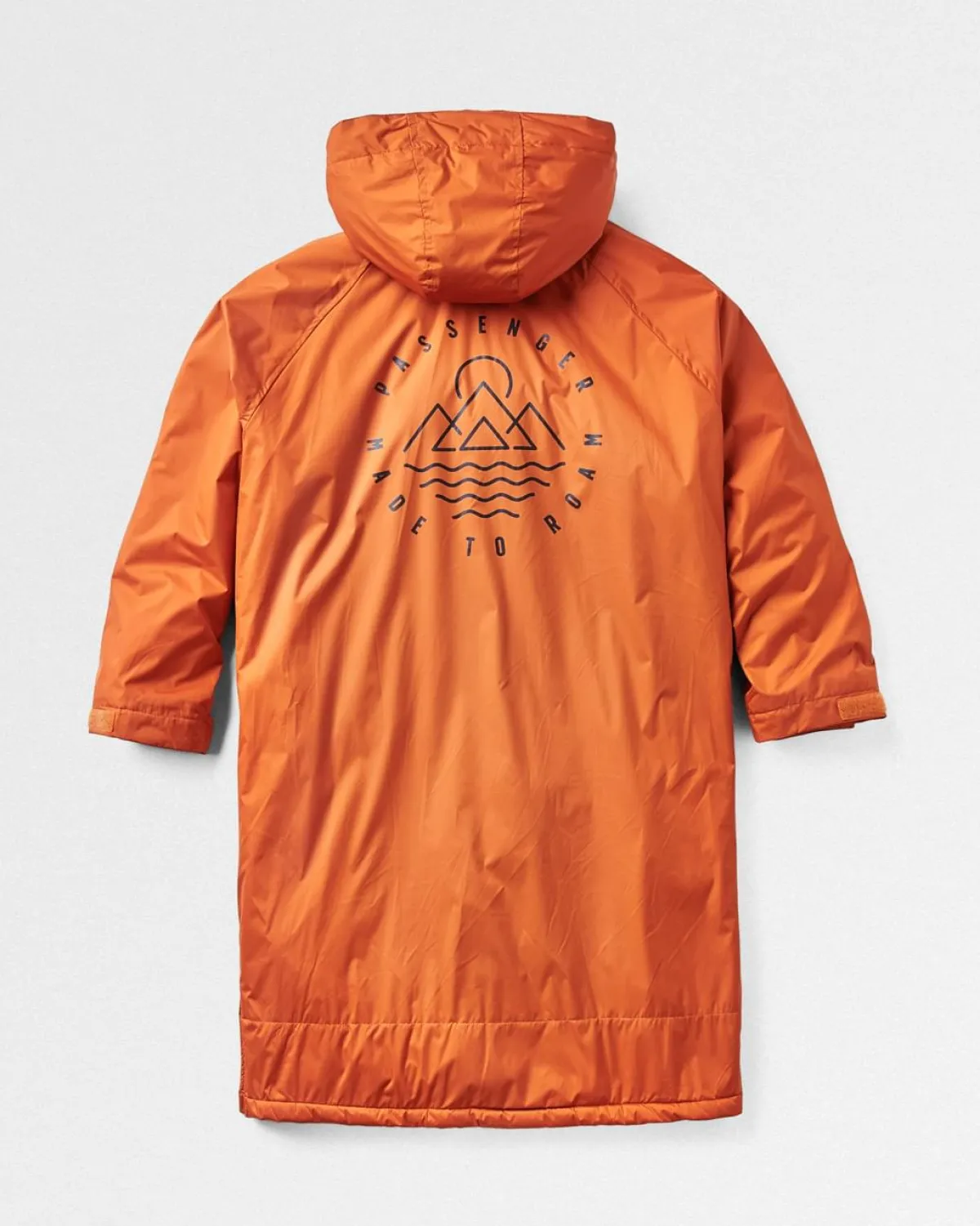 Surf Accessories|Surf Accessories|Passenger Escapism Recycled Sherpa Lined Changing Robe - Rust