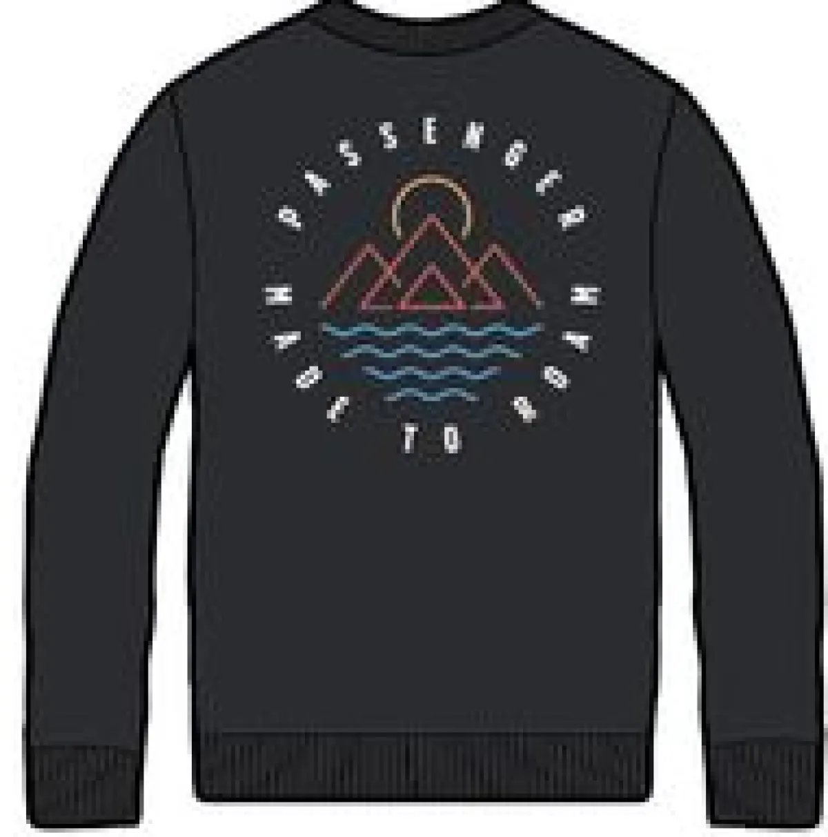 Hoodies & Sweatshirts|Sweatshirts|Passenger Escapism Sweatshirt - Black