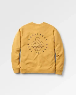 Hoodies & Sweatshirts|Sweatshirts|Passenger Escapism Sweatshirt - Mustard Gold MustardGold