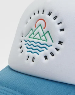 Caps & Hats|Surf Accessories|Passenger Escapism Trucker Hat - Black/Moonlight Blue Black/MoonlightBlue