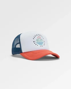 Surf Accessories|Surf Accessories|Passenger Escapism Trucker Hat - Moonlight Blue/Red Spice MoonlightBlue/RedSpice