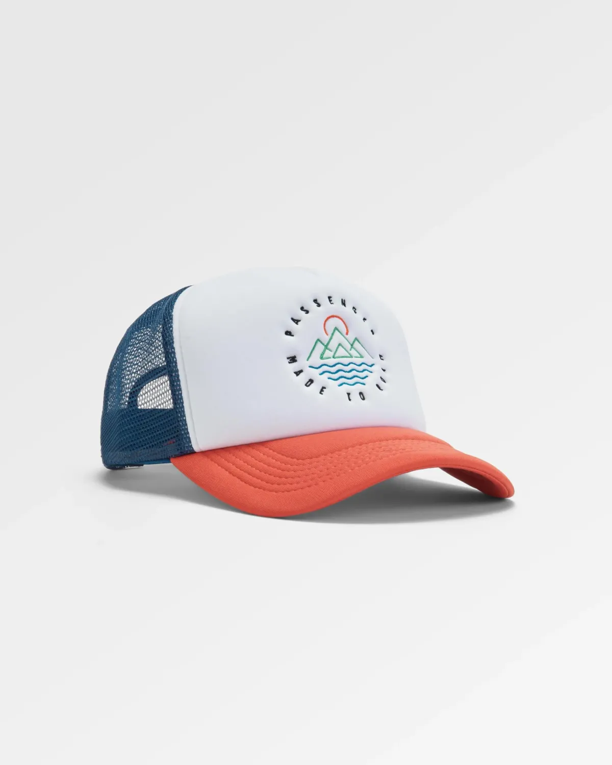 Surf Accessories|Surf Accessories|Passenger Escapism Trucker Hat - Moonlight Blue/Red Spice MoonlightBlue/RedSpice
