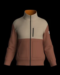Jackets|Passenger Finn Recycled Polar Fleece Lined Jacket - Baked Clay BakedClay