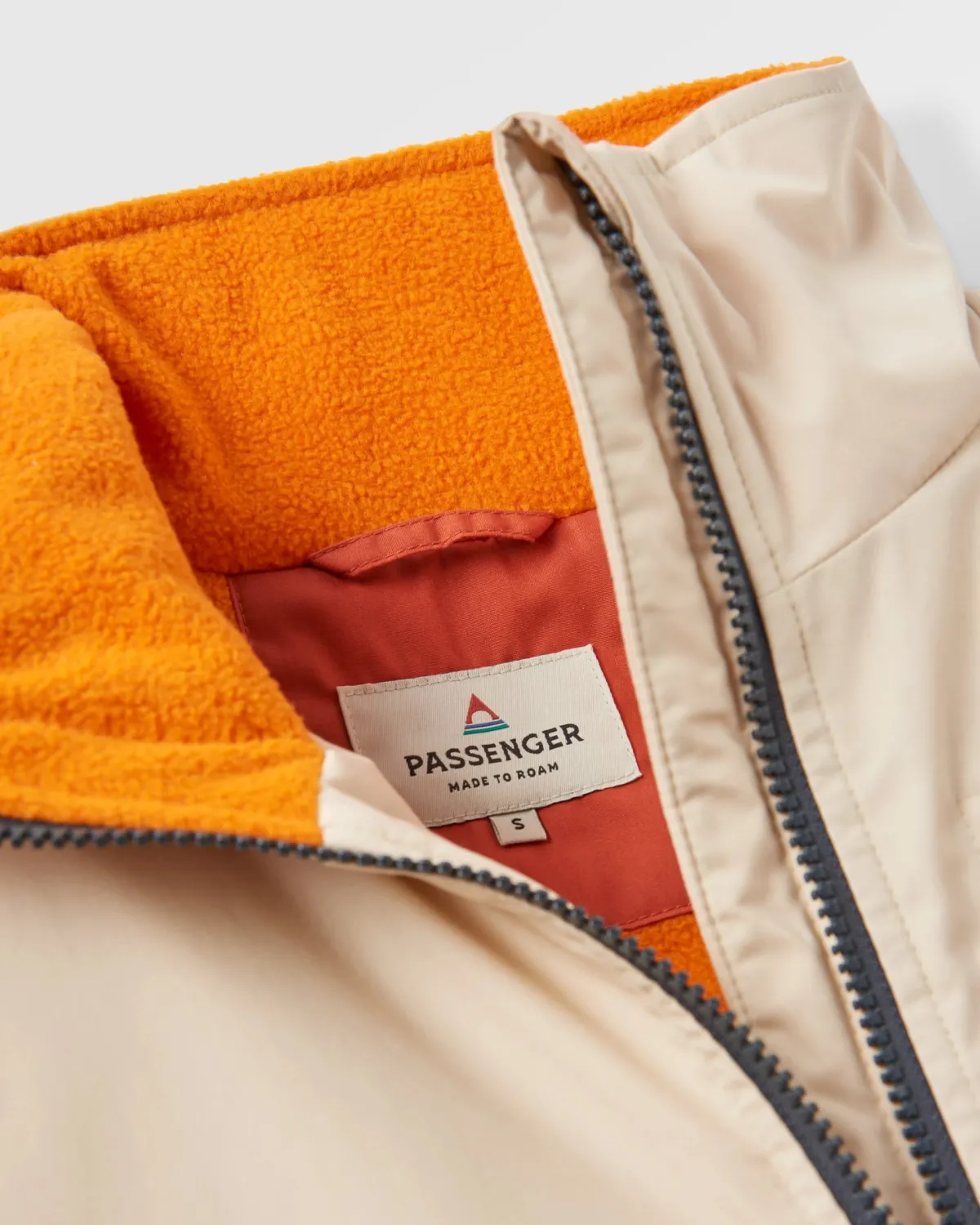 Jackets|Passenger Finn Recycled Polar Fleece Lined Jacket - Baked Clay BakedClay