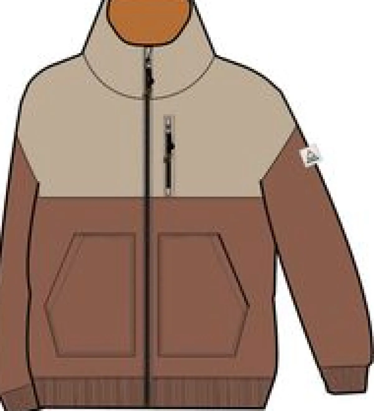 Jackets|Passenger Finn Recycled Polar Fleece Lined Jacket - Baked Clay BakedClay