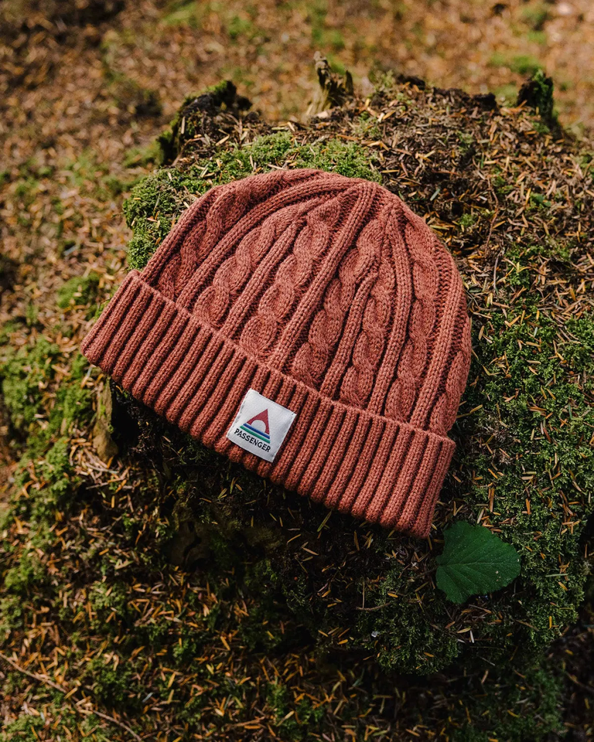 Beanies|Passenger Fireside Recycled Cable Knit Beanie - Baked Clay BakedClay