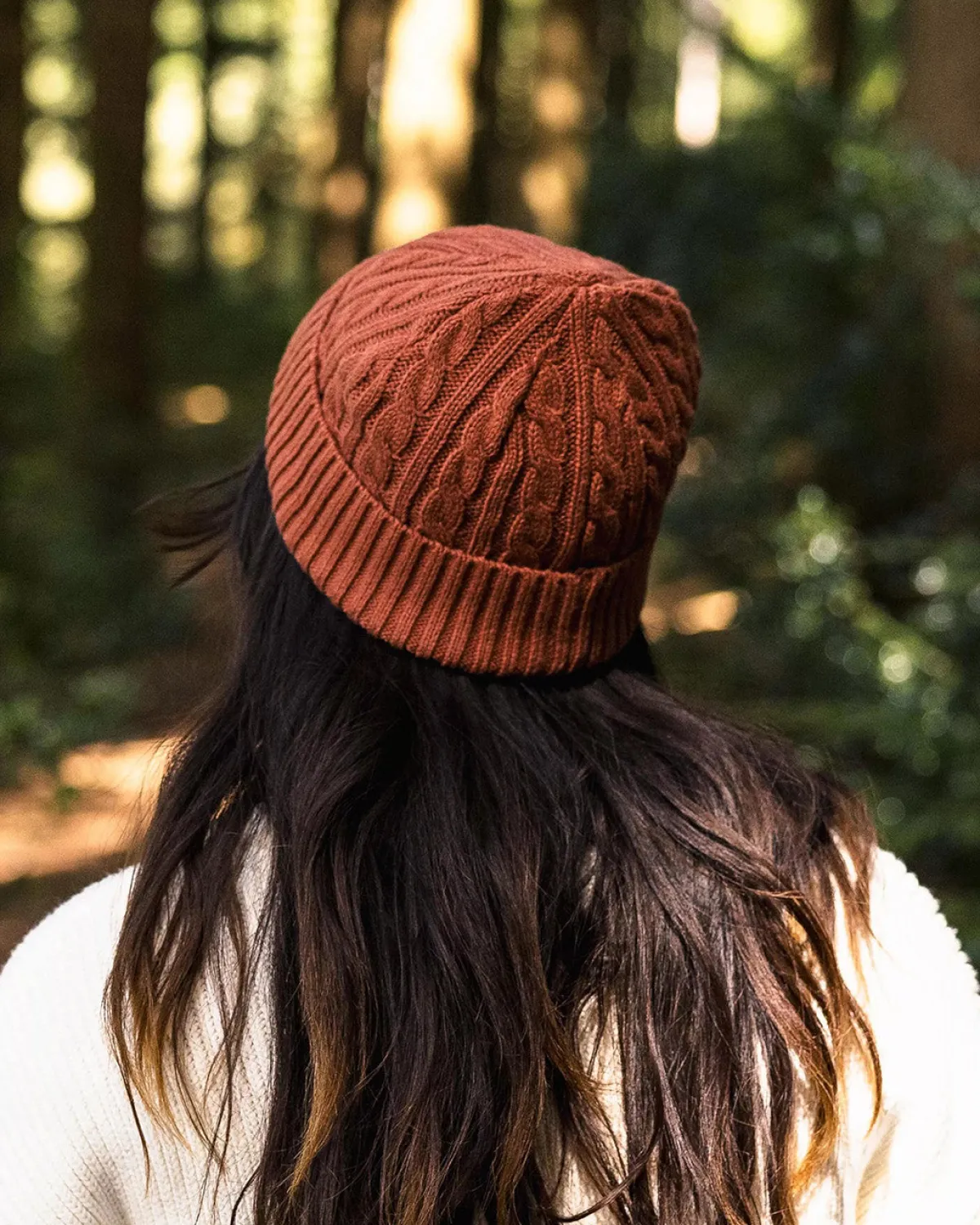 Beanies|Passenger Fireside Recycled Cable Knit Beanie - Baked Clay BakedClay