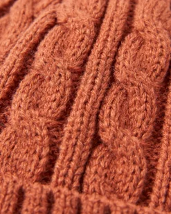 Beanies|Passenger Fireside Recycled Cable Knit Beanie - Baked Clay BakedClay