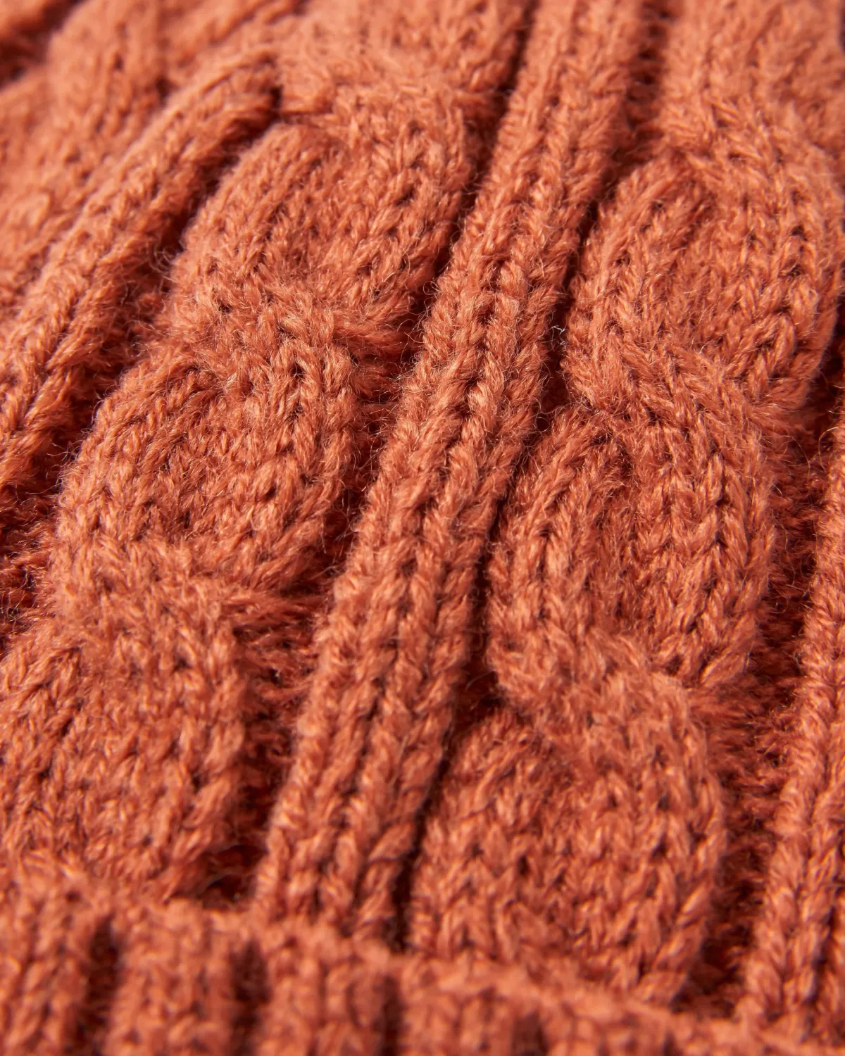 Beanies|Passenger Fireside Recycled Cable Knit Beanie - Baked Clay BakedClay