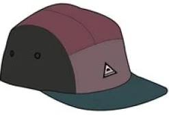 Caps & Hats|Caps & Hats|Passenger Fixie Recycled 5 Panel Hat - Grape Multi GrapeMulti