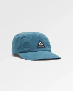 Caps & Hats|Caps & Hats|Passenger Fixie Recycled 5 Panel Hat - Tidal Blue TidalBlue