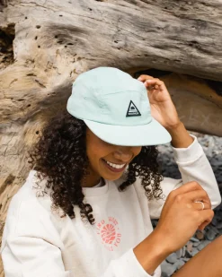 Caps & Hats|Caps & Hats|Passenger Fixie Recycled Cord 5 Panel Hat - Surf Spray SurfSpray
