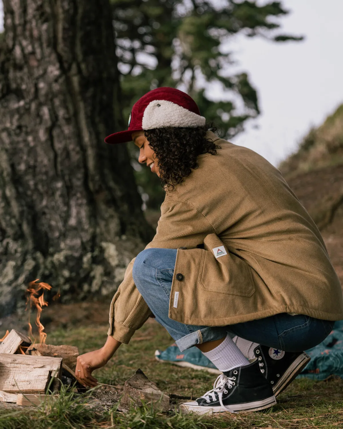 Shirts|Shirts|Passenger Flint Corduroy Shirt Jacket - Biscuit
