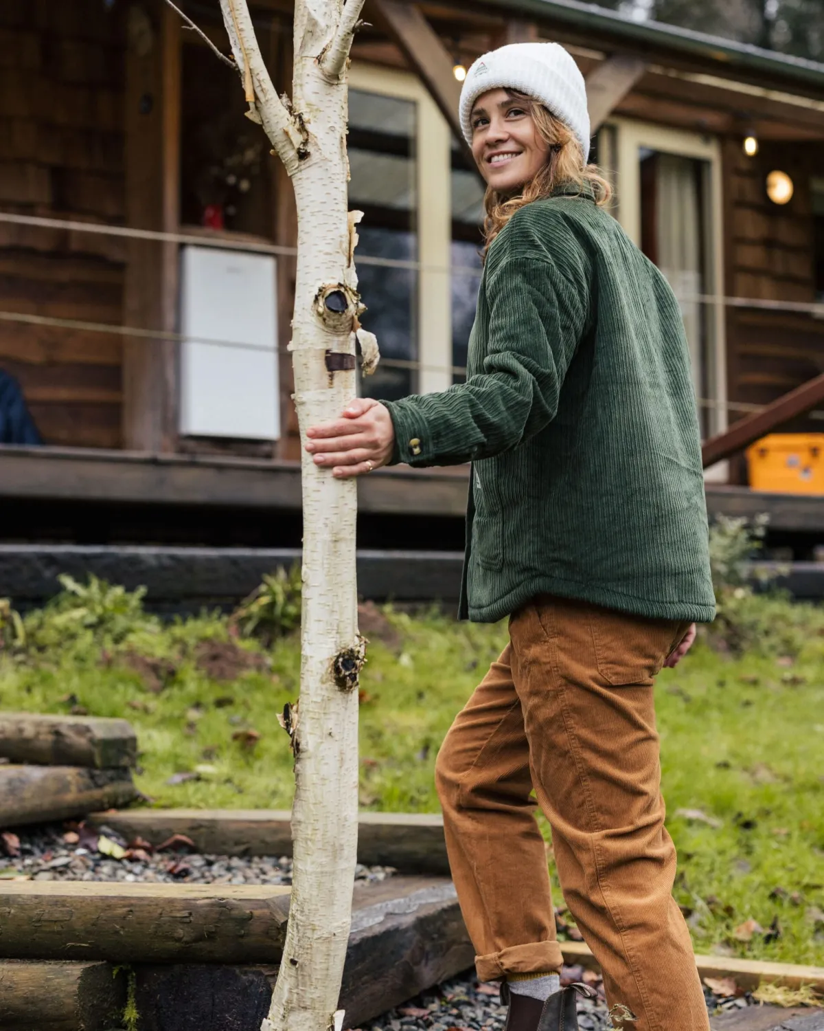 Shirts|Shirts|Passenger Flint Corduroy Shirt Jacket - Fir Tree FirTree