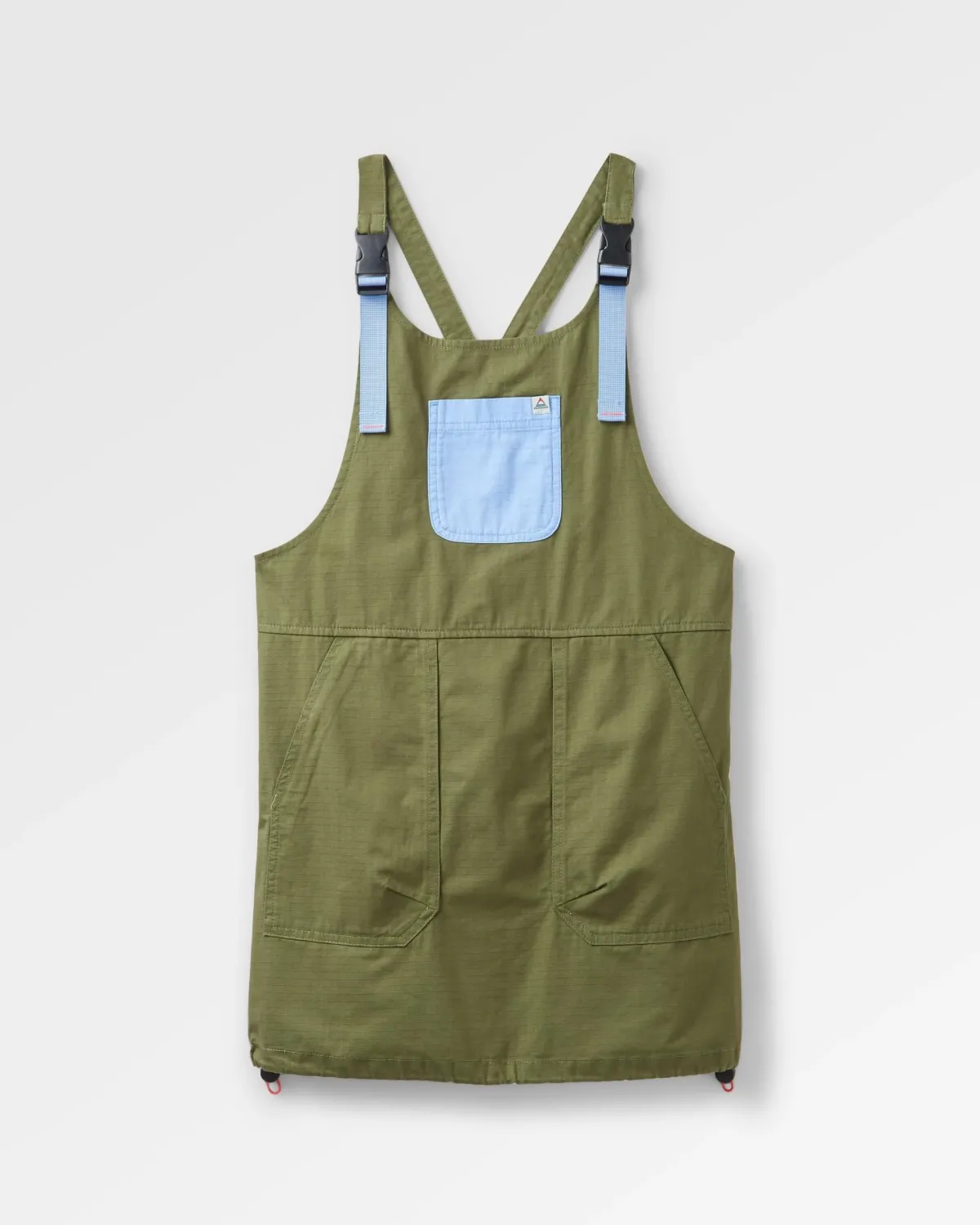 Dresses|Dresses & Skirts|Passenger Flo Organic Pinafore Dress - Khaki Green KhakiGreen