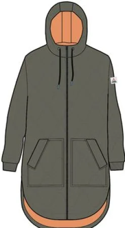 Insulated|Passenger Flora 2.0 Long Recycled Insulated Parka - Dusty Olive DustyOlive
