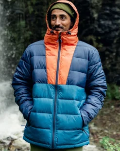 Jackets|Insulated|Passenger Flynn Recycled Insulated Jacket - Rich Navy/ Burnt Orange RichNavy/BurntOrange