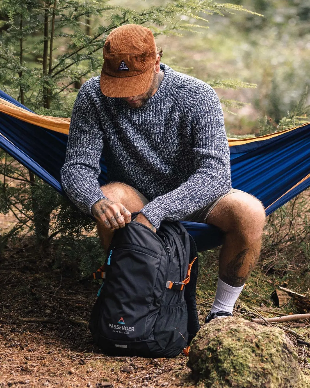 Sweaters|Passenger Fog Recycled Knitted Sweater - Gray Marl GrayMarl