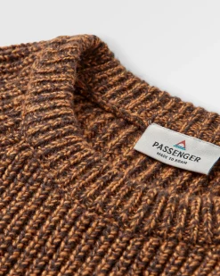 Sweaters|Passenger Fog Recycled Knitted Sweater - Dusty Ochre DustyOchre