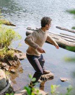 Sweaters|Passenger Fog Recycled Knitted Sweater - Stone