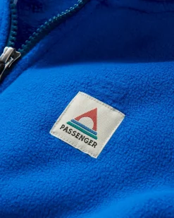 Fleece|Passenger Folksy Recycled Sherpa Fleece - Azure Blue AzureBlue