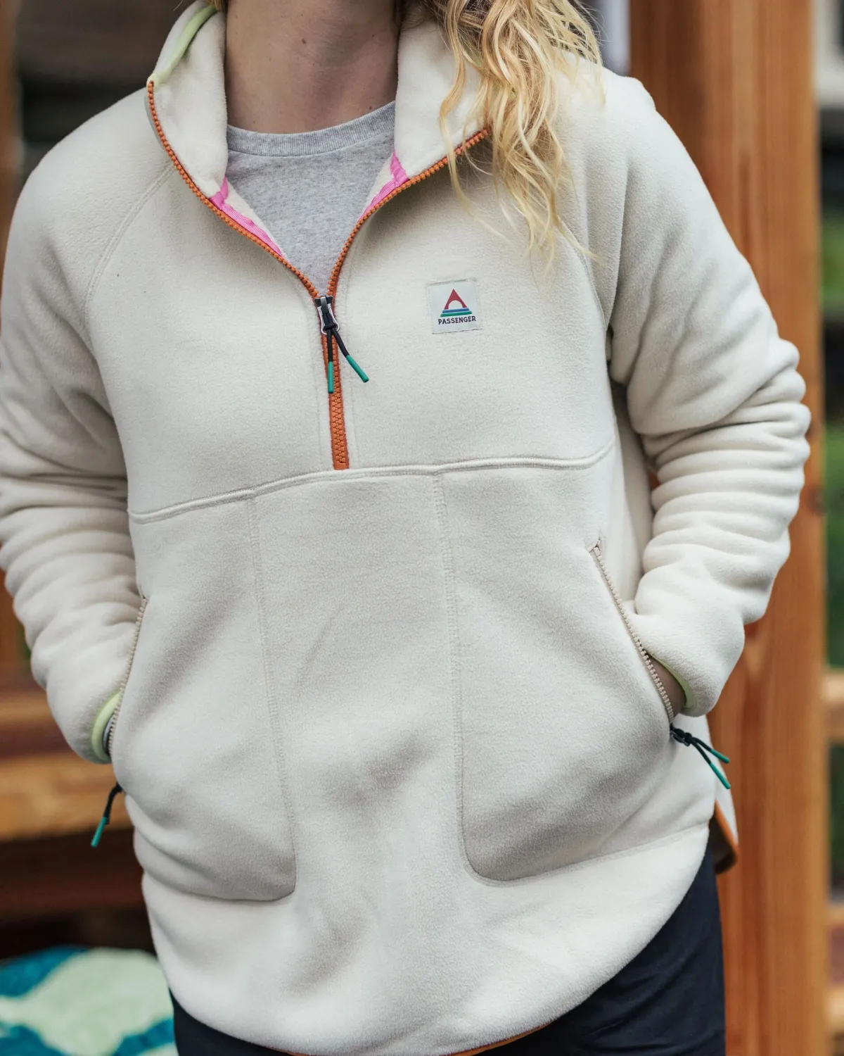Fleece|Passenger Folksy Recycled Sherpa Fleece - Oat