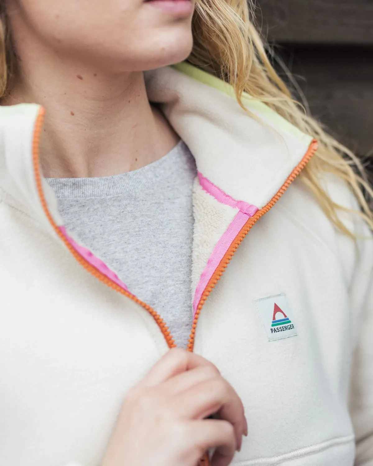 Fleece|Passenger Folksy Recycled Sherpa Fleece - Oat