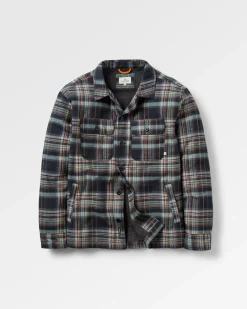 Shirts|Shirts|Passenger Freestyle Sherpa-Lined Shirt Jacket - Black Check BlackCheck