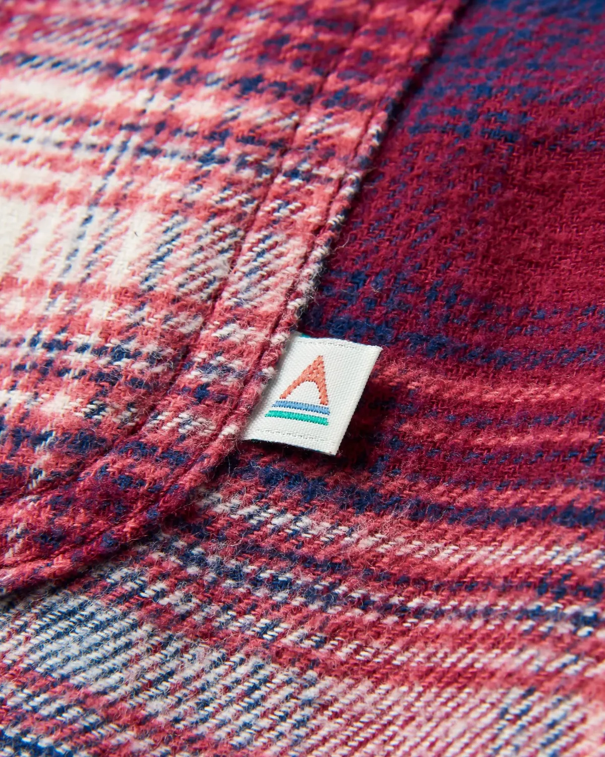 Shirts|Shirts|Passenger Freestyle Sherpa-Lined Shirt Jacket - Wine/Rich Navy Check Wine/RichNavyCheck