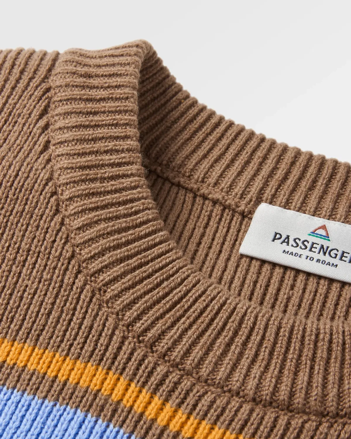 Knitwear|Sweaters|Passenger Grasslands Oversized Organic Cotton Knitted Sweater - Acorn