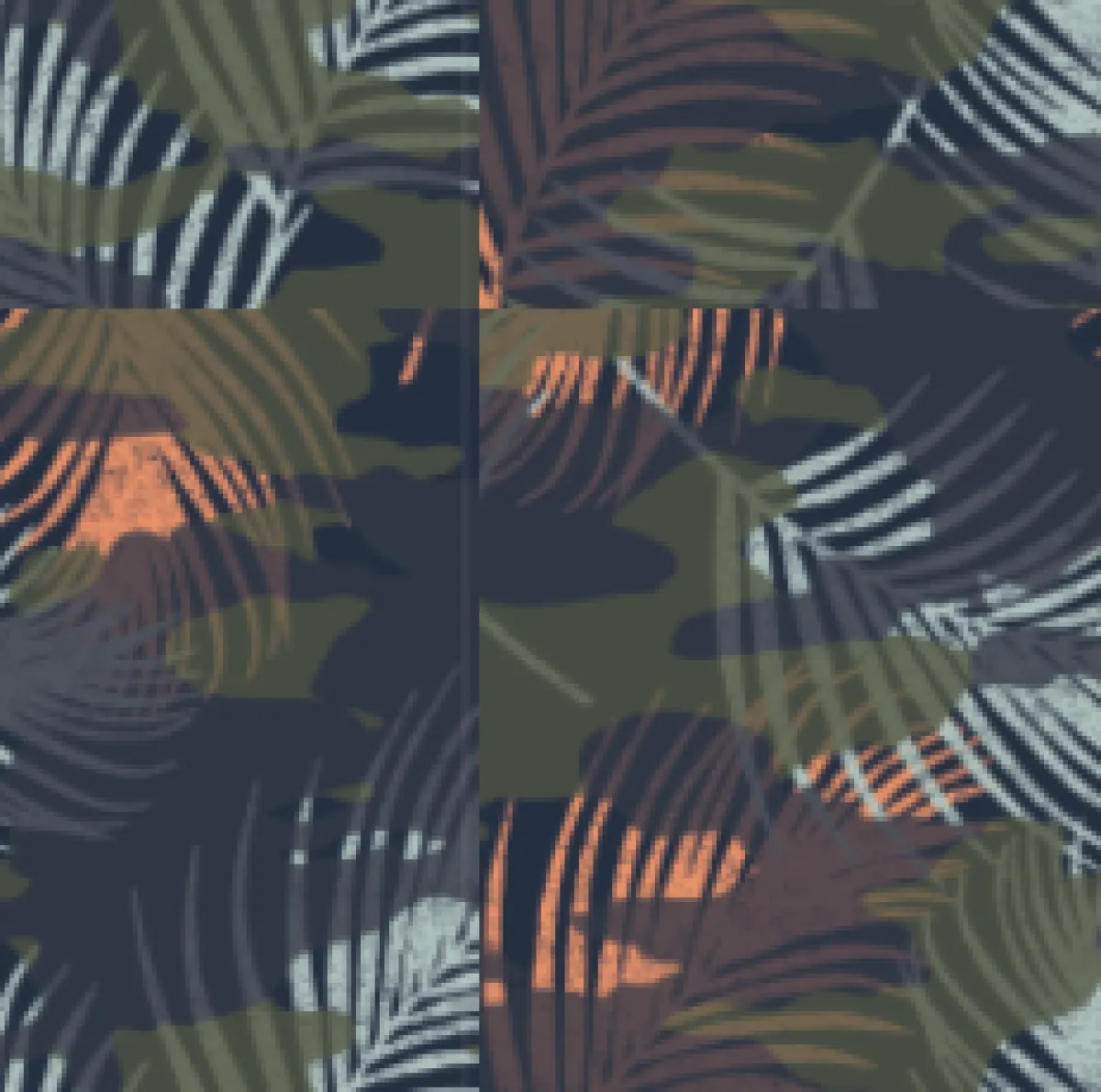 Tops|Outdoor Active|Passenger Gusto Recycled Windshell Pullover - Palm Camo Apricot PalmCamoApricot