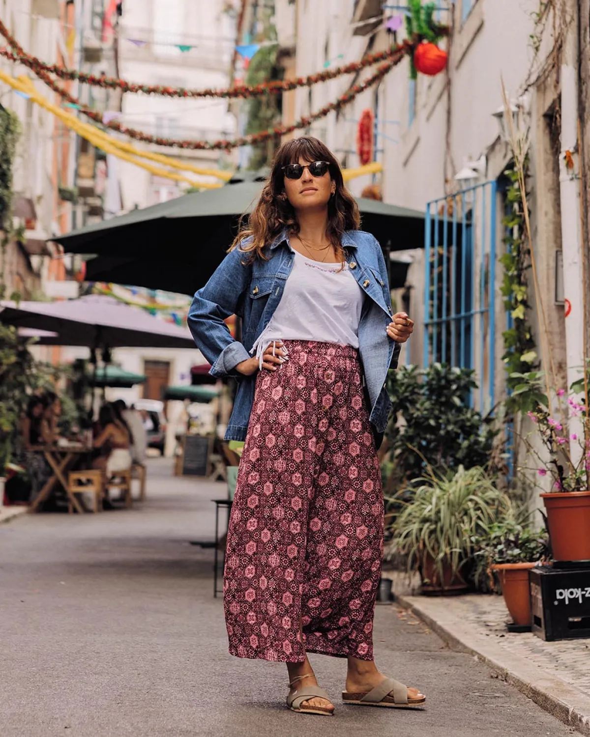 Dresses & Skirts|Passenger Hannah Skirt - Tile Wine TileWine