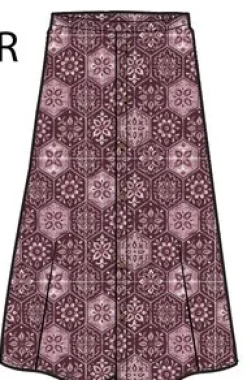 Dresses & Skirts|Passenger Hannah Skirt - Tile Wine TileWine