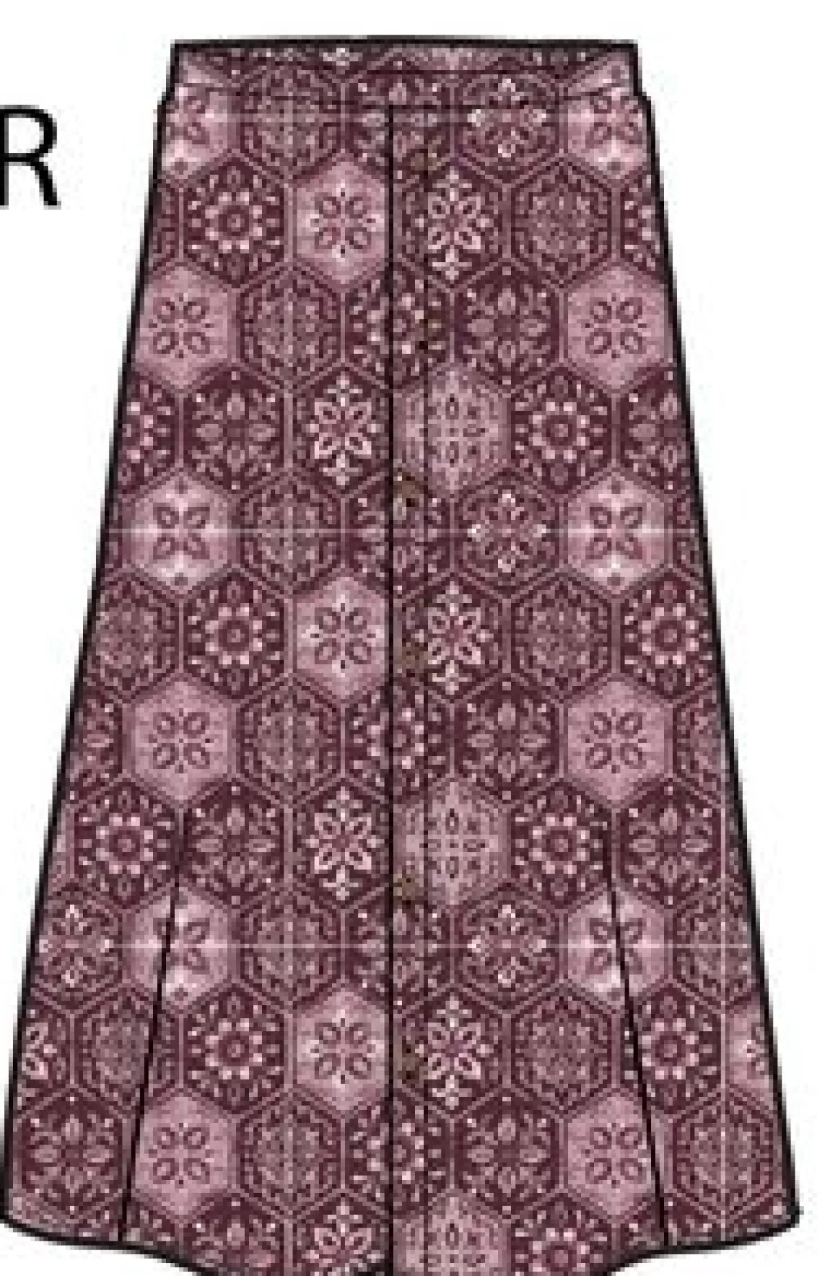 Dresses & Skirts|Passenger Hannah Skirt - Tile Wine TileWine