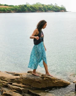 Dresses & Skirts|Passenger Hannah Skirt - Vintage Patchwork Blue Pool VintagePatchworkBluePool