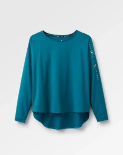 Tops & T-Shirts|Tops|Passenger Hatha Recycled Active Top - Blue Steel BlueSteel