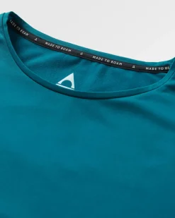 Tops & T-Shirts|Tops|Passenger Hatha Recycled Active Top - Blue Steel BlueSteel