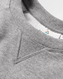 Sweatshirts|Hoodies & Sweatshirts|Passenger Heritage Recycled Cotton Sweatshirt - Dark Gray Marl DarkGrayMarl