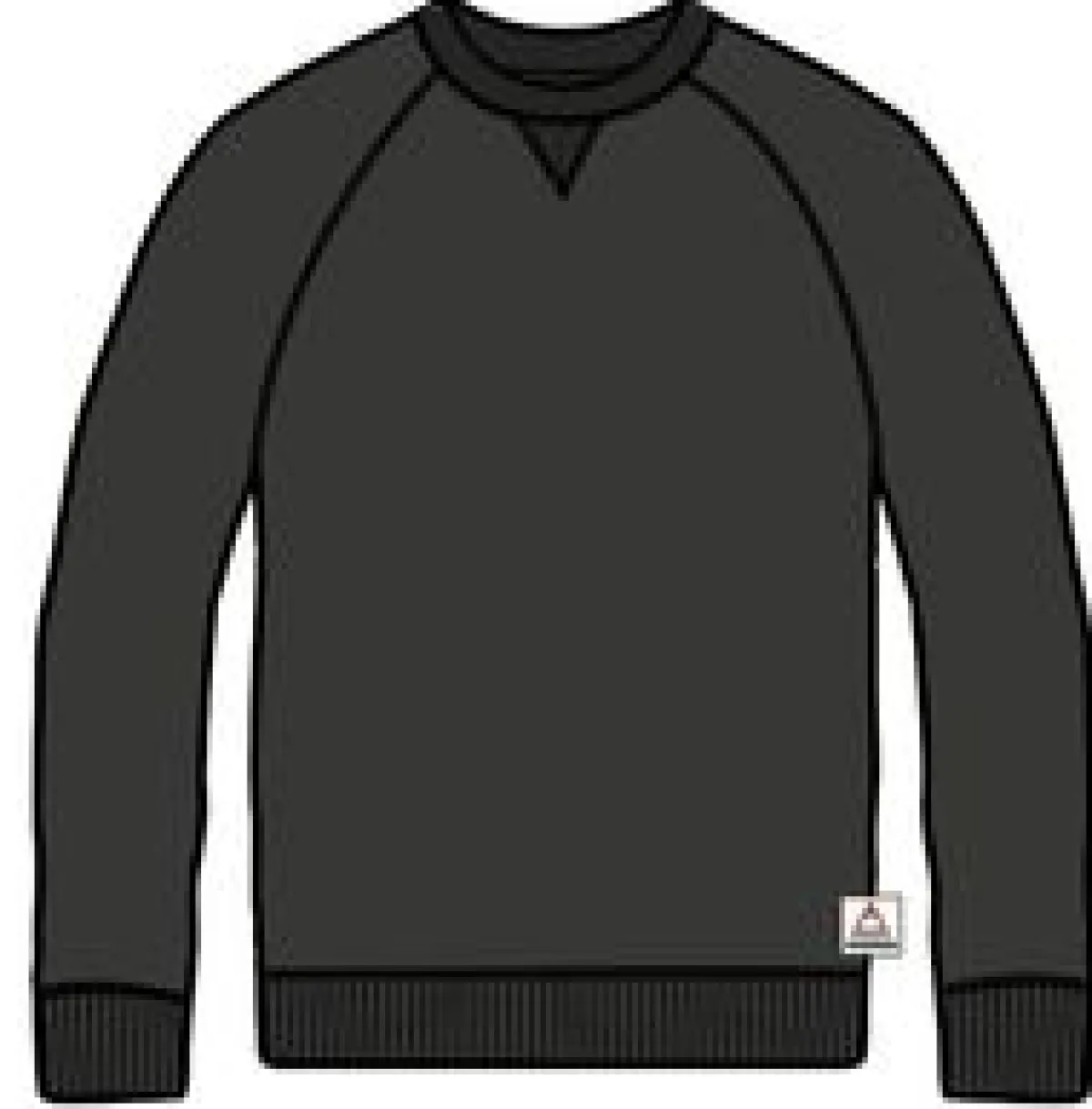 Hoodies & Sweatshirts|Sweatshirts|Passenger Heritage Recycled Cotton Sweatshirt - Black