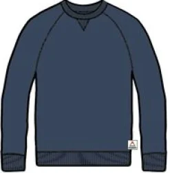 Hoodies & Sweatshirts|Sweatshirts|Passenger Heritage Recycled Cotton Sweatshirt - Dark Denim DarkDenim