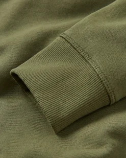 Hoodies & Sweatshirts|Sweatshirts|Passenger Heritage Recycled Cotton Sweatshirt - Khaki Green KhakiGreen