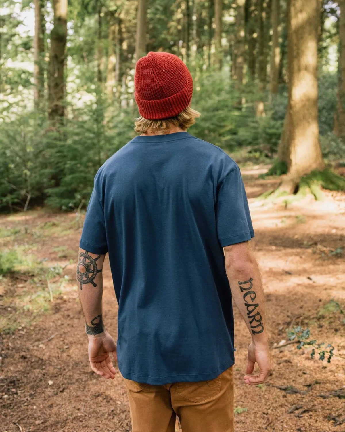 T-Shirts & Tank Tops|T-Shirts & Tank Tops|Passenger Heritage Recycled Relaxed Fit T-Shirt - Dark Denim DarkDenim