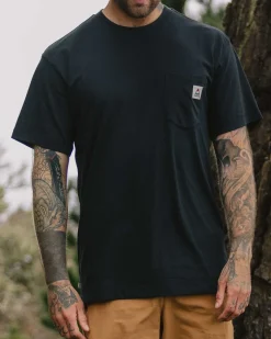 T-Shirts & Tank Tops|T-Shirts & Tank Tops|Passenger Heritage Recycled Relaxed Fit T-Shirt - Black